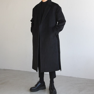 남자 울가운 오버핏 코트(3color)